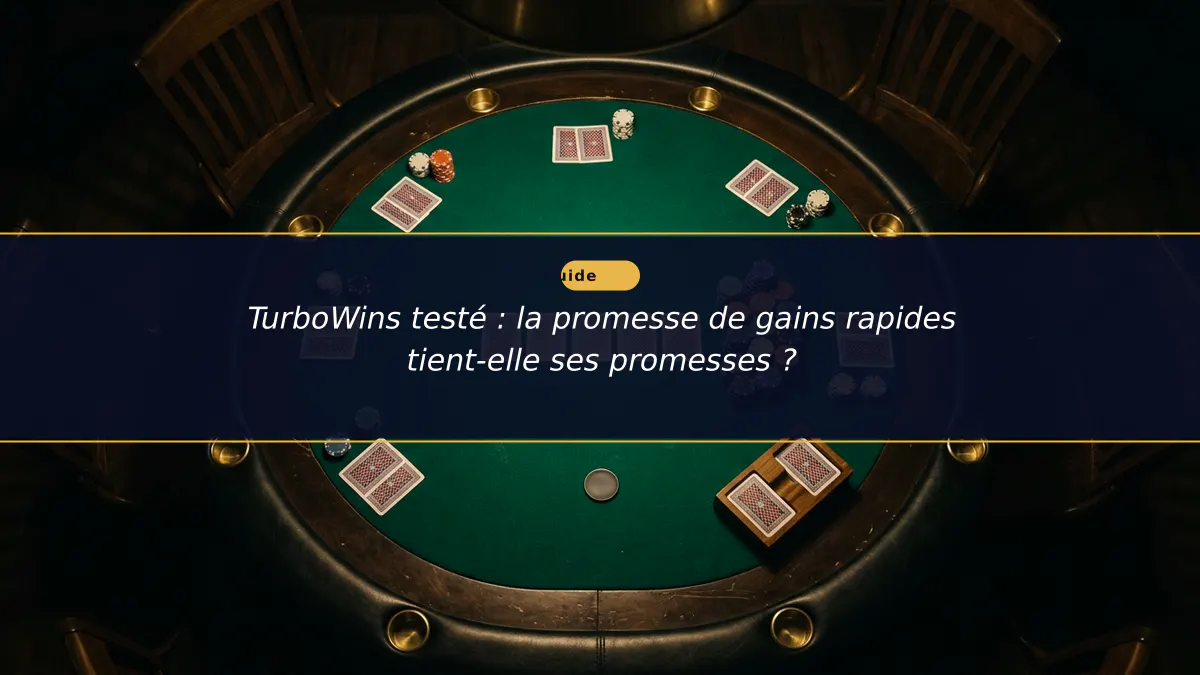TurboWins testé : la promesse de gains rapides tient-elle ses promesses ?