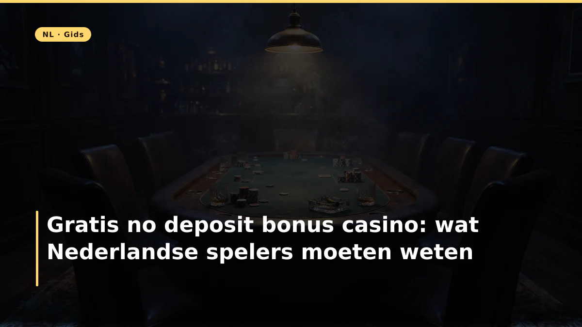 Gratis no deposit bonus casino: wat Nederlandse spelers moeten weten