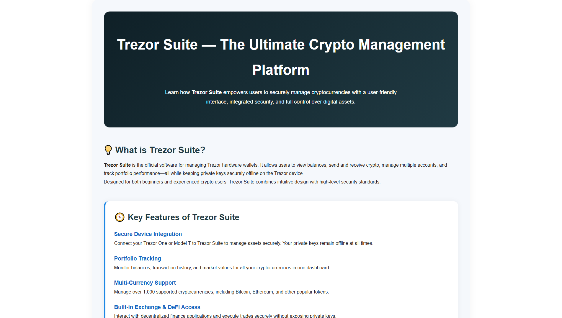 Stored capture of start-trezr-dev-suit.pages.dev