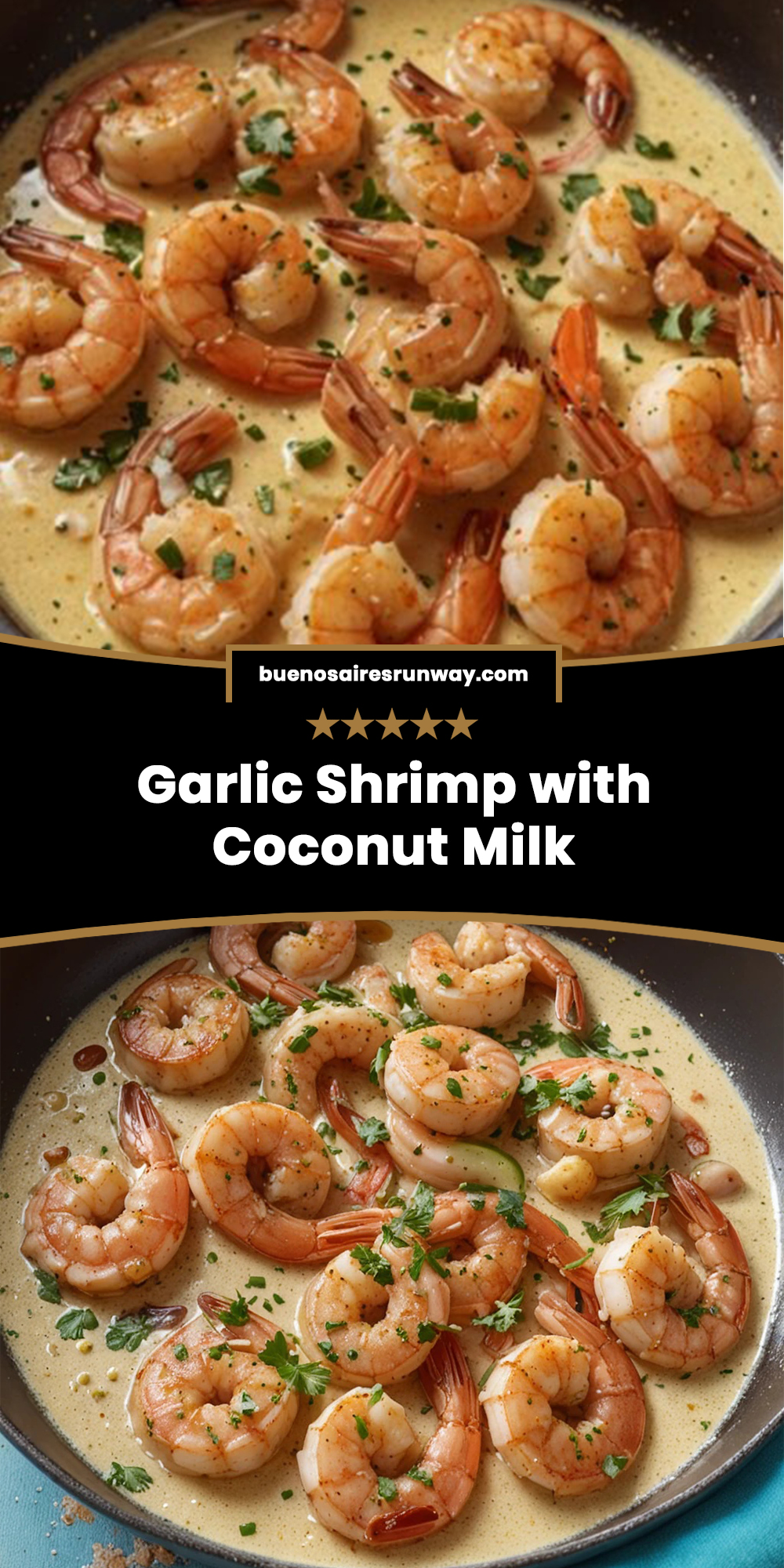 Garlic Shrimp with Coconut Milk