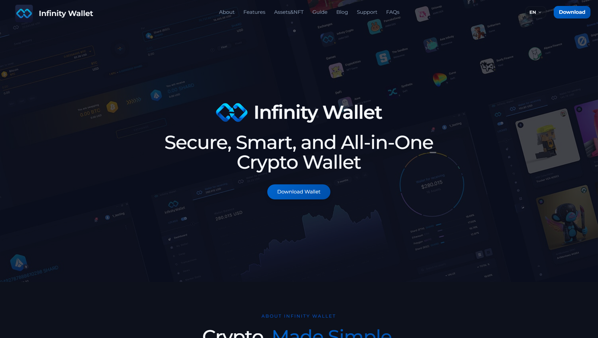 Primary capture · infinity-wallet.org