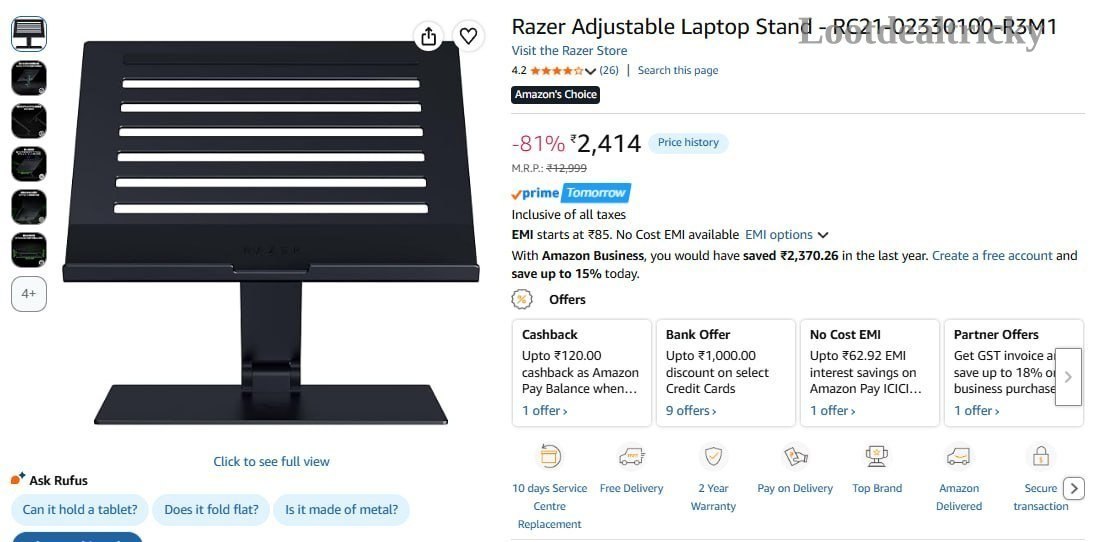 Razer Adjustable Laptop | Huge Savings Offer Razer Adjustable Laptop | Huge Savings Offer