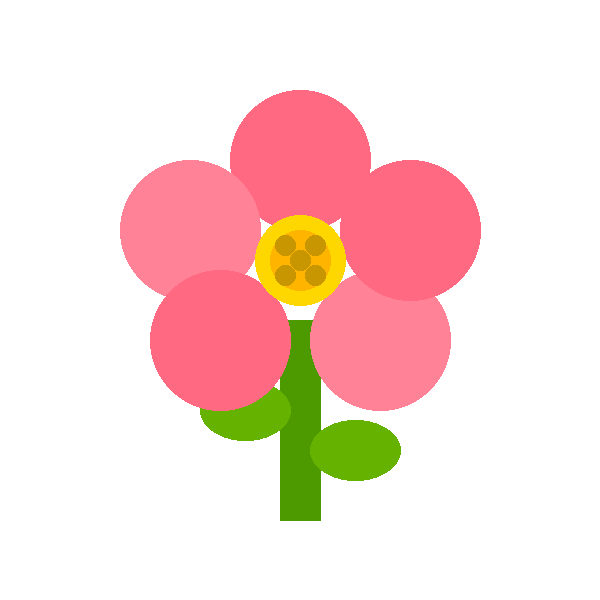 花朵书签源图