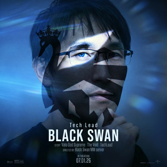 Tech Lead BLACK SWAN Poster Fixed Text