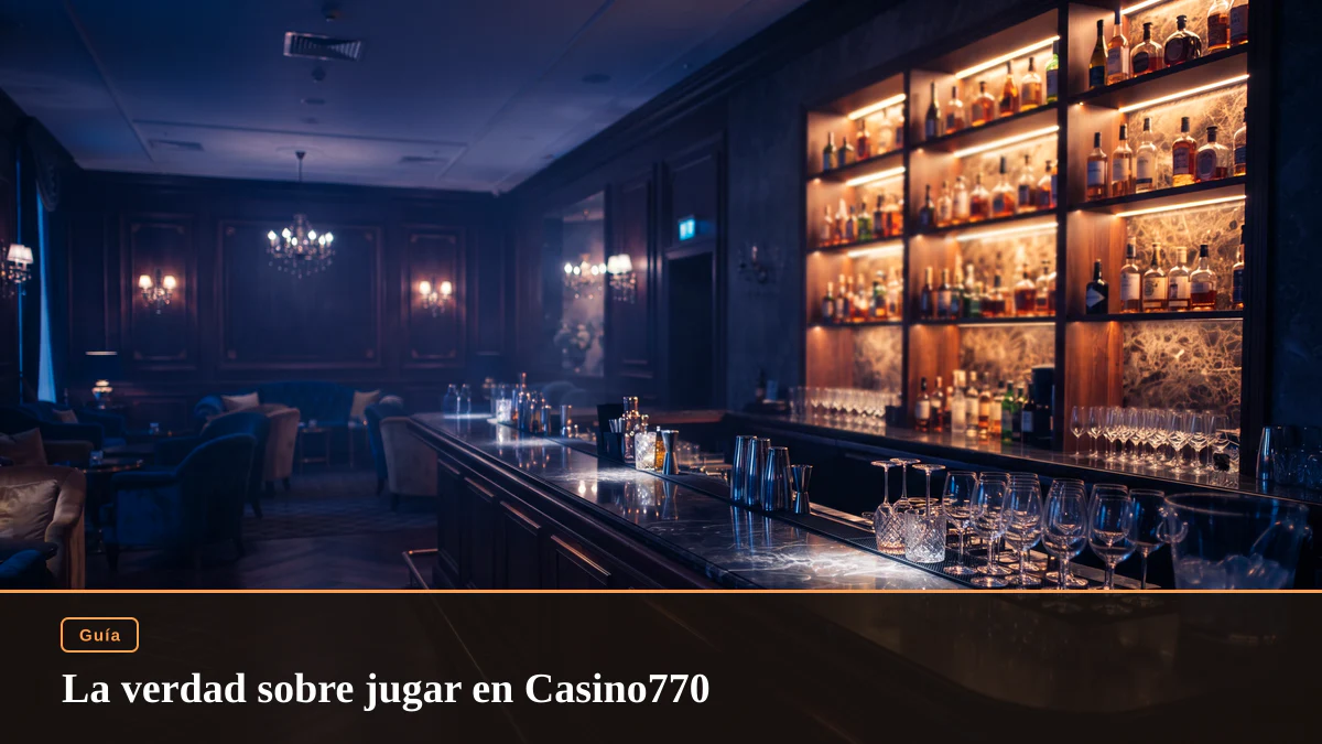La verdad sobre jugar en Casino770