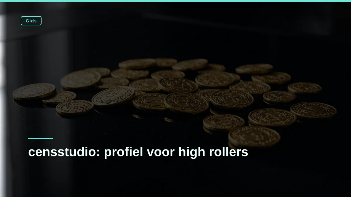 censstudio: profiel voor high rollers