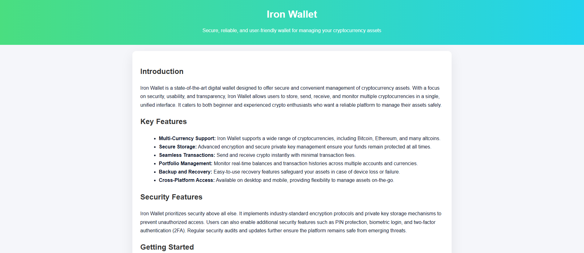 Stored capture of faq-iron-wallet-en-us.pages.dev