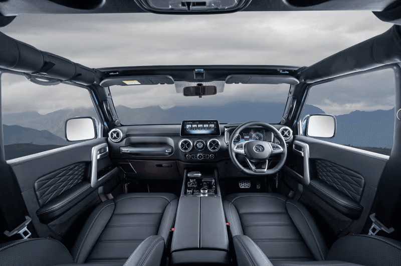 BAIC B40 Plus interior detail