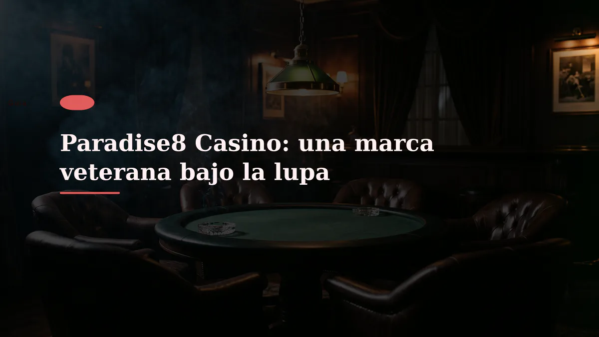 Paradise8 Casino: una marca veterana bajo la lupa