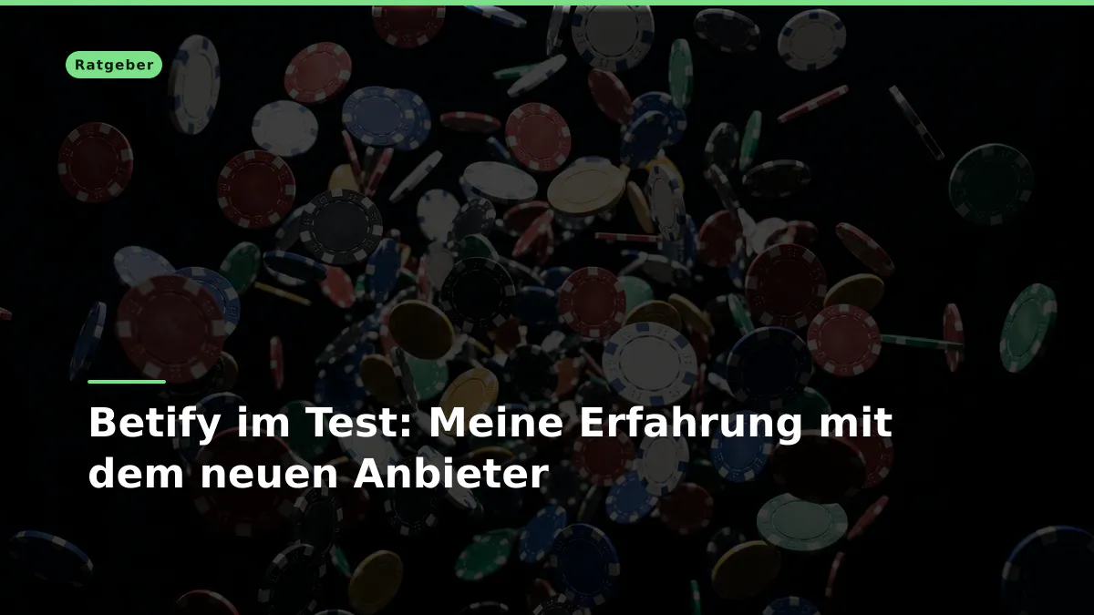 Betify im Test: Meine Erfahrung mit dem neuen Anbieter