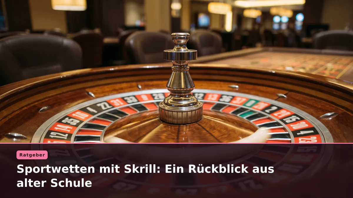 Sportwetten mit Skrill: Ein Rückblick aus alter Schule