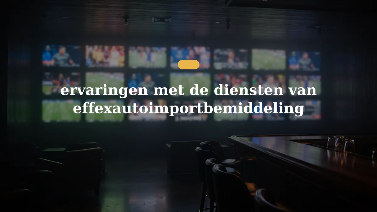 ervaringen met de diensten van effexautoimportbemiddeling