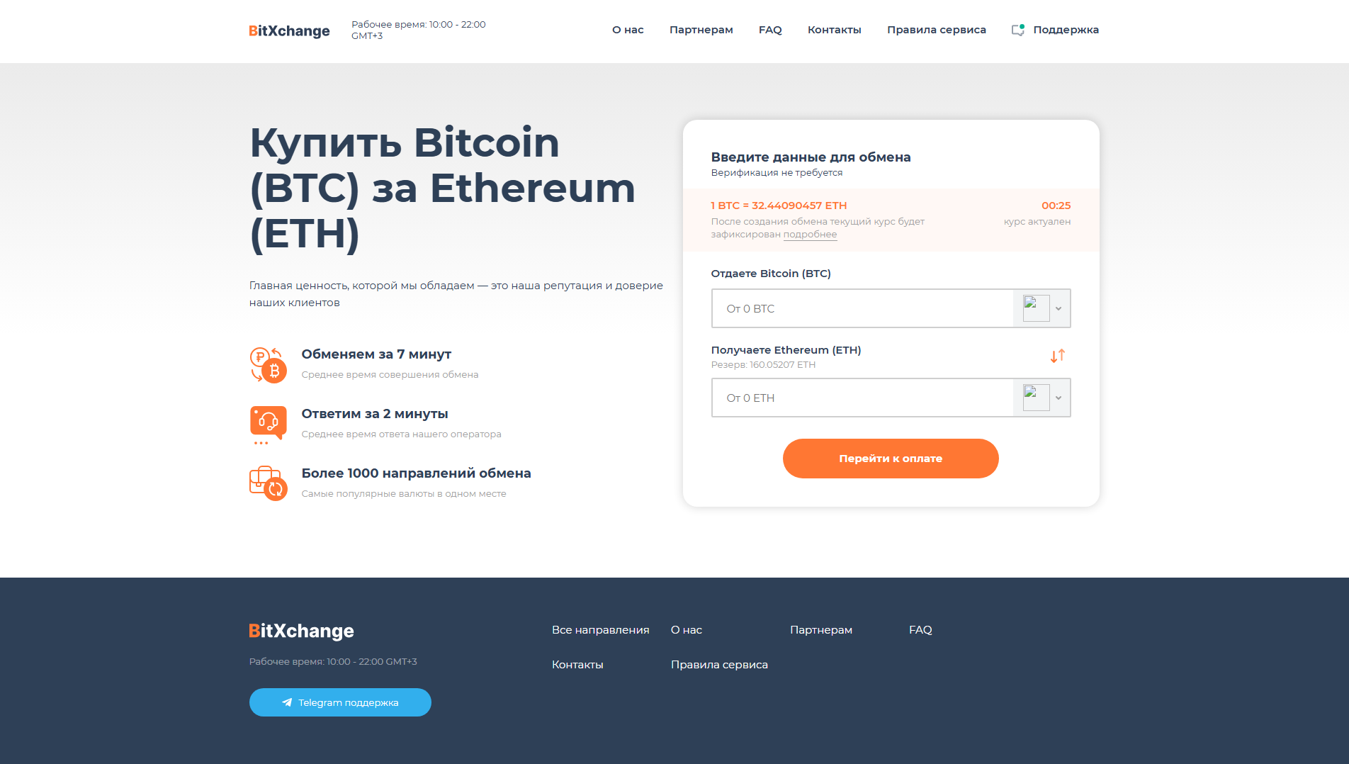 Screenshot of bitxchange.cc