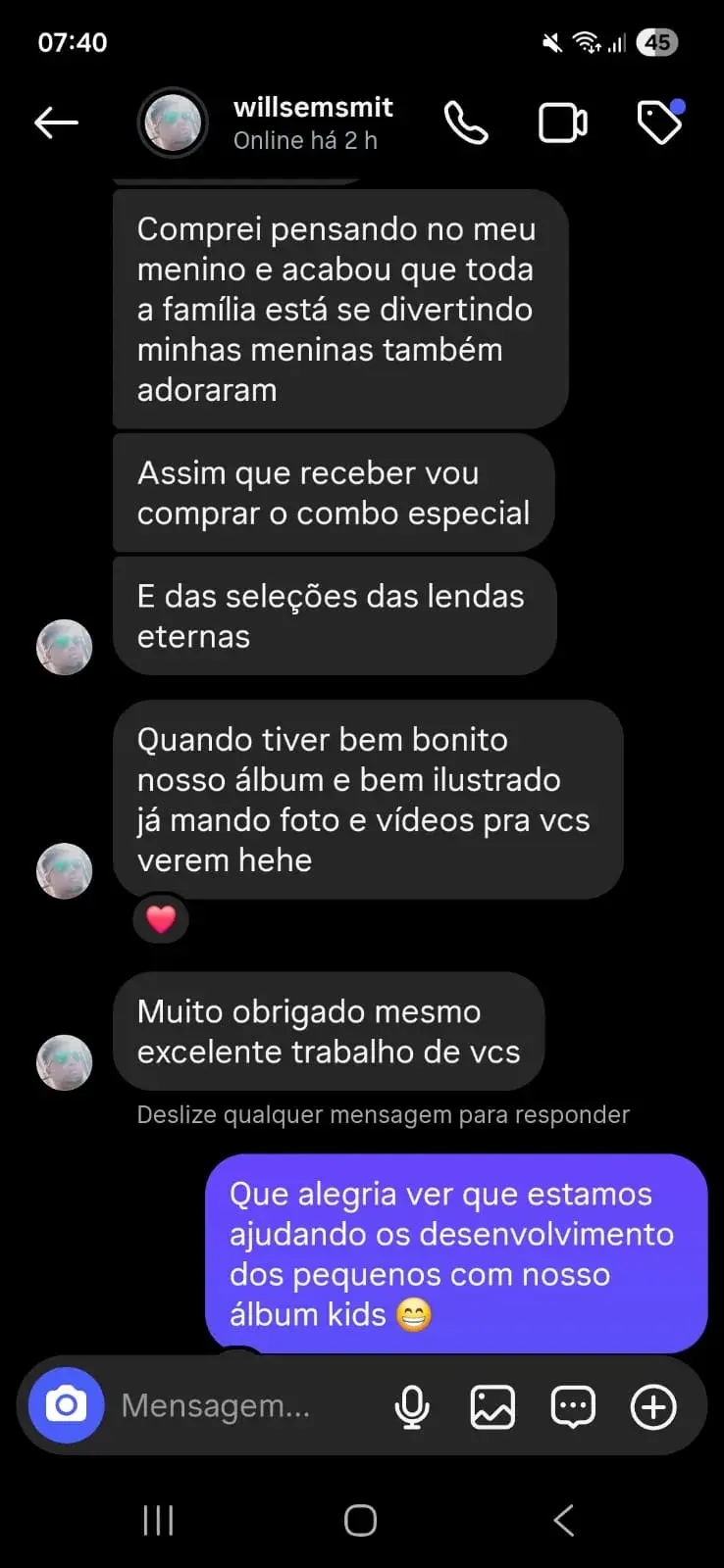 Depoimento de cliente 2