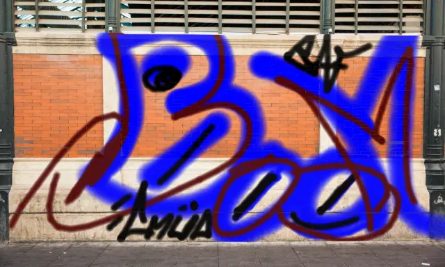 Graffiti artwork by Cmudikk
