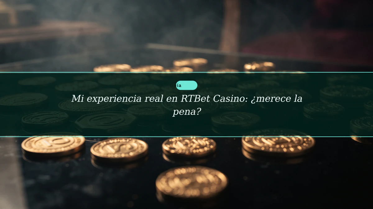 Mi experiencia real en RTBet Casino: ¿merece la pena?