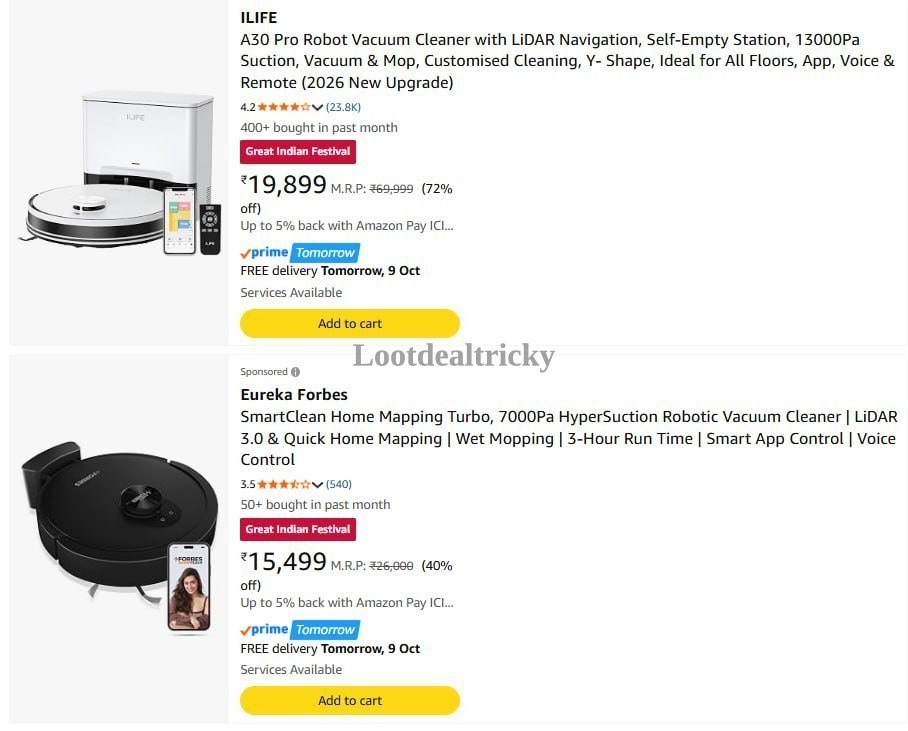 Robo Vacuum Cleaners – Just ₹13 | Lowest Price Deal