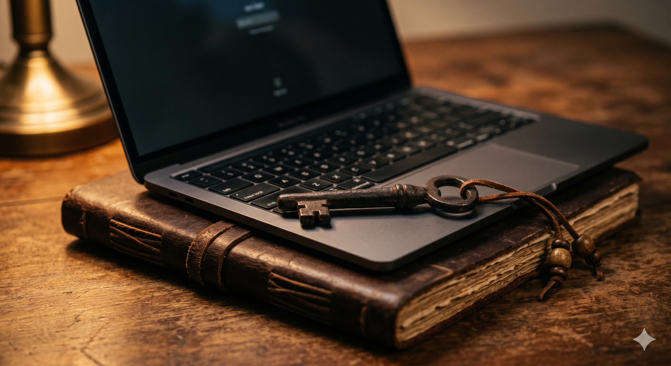 Password protection illustration for safeguarding router keys and network credential documents