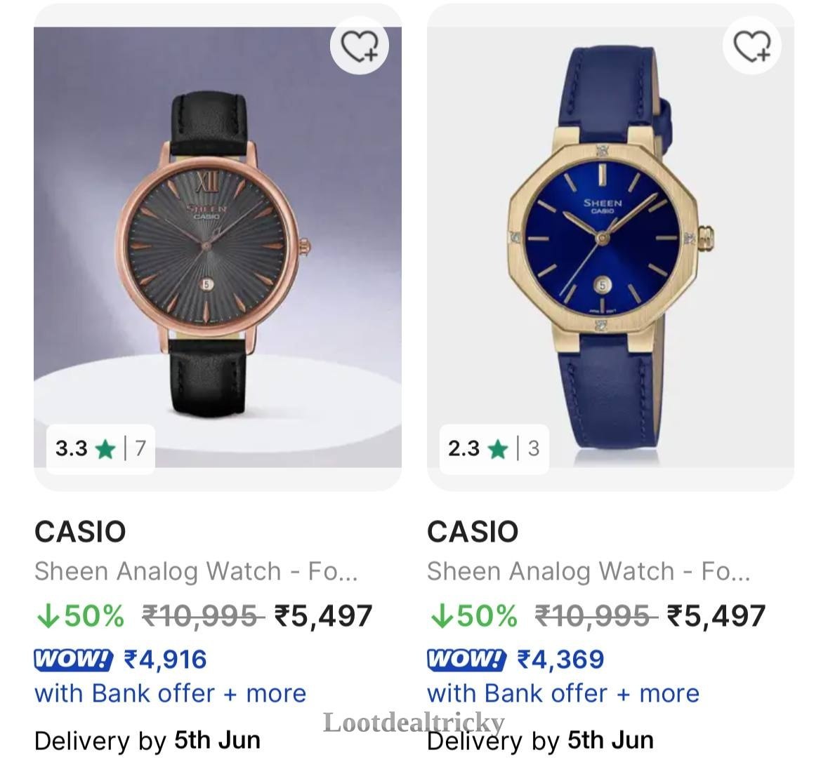 Casio Watches Upto – Massive Offer Get 60% OFF Today