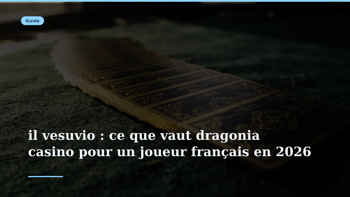 il vesuvio : ce que vaut dragonia casino pour un joueur français en 2026
