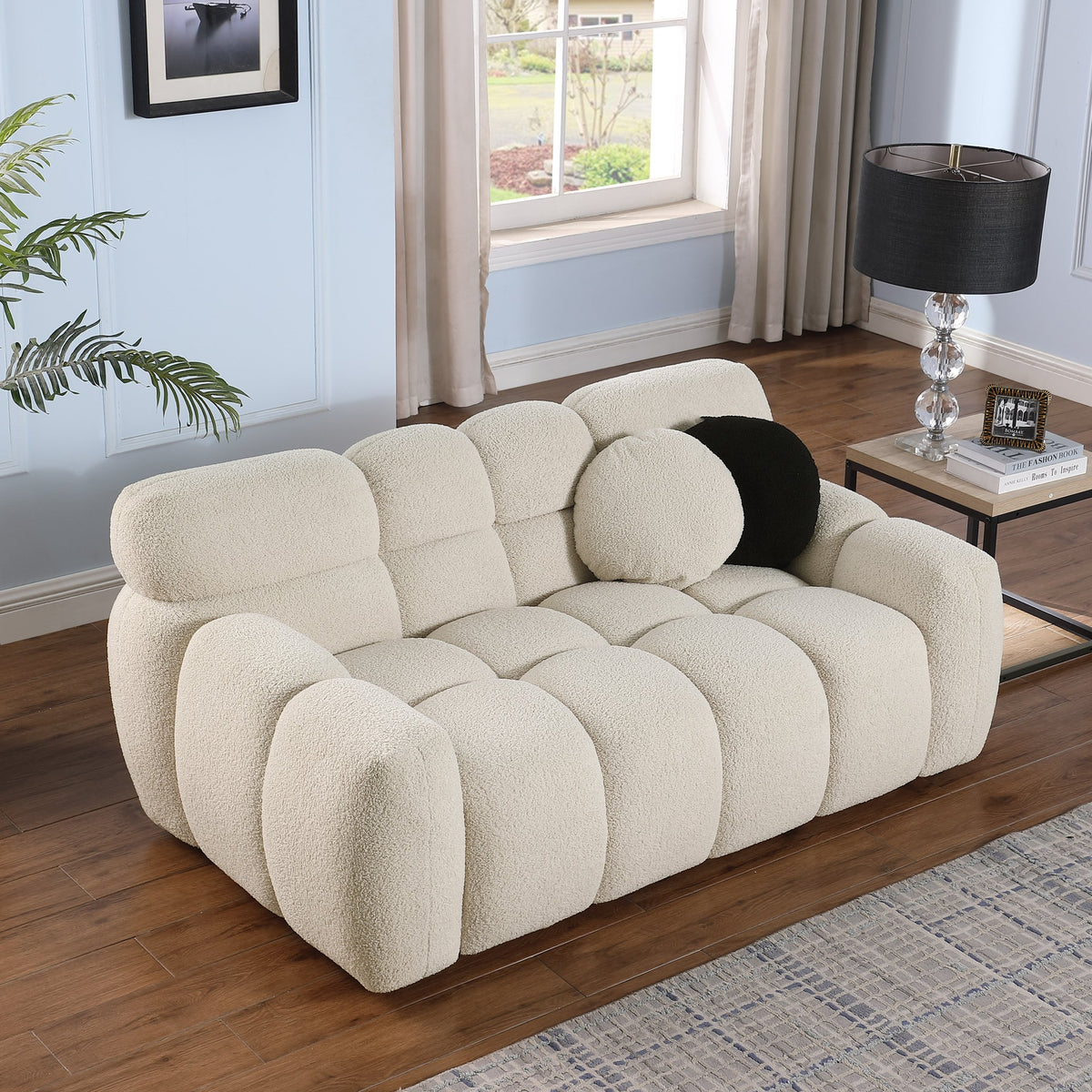 Cloud Haven Bouclé Sofa – 3 Seater