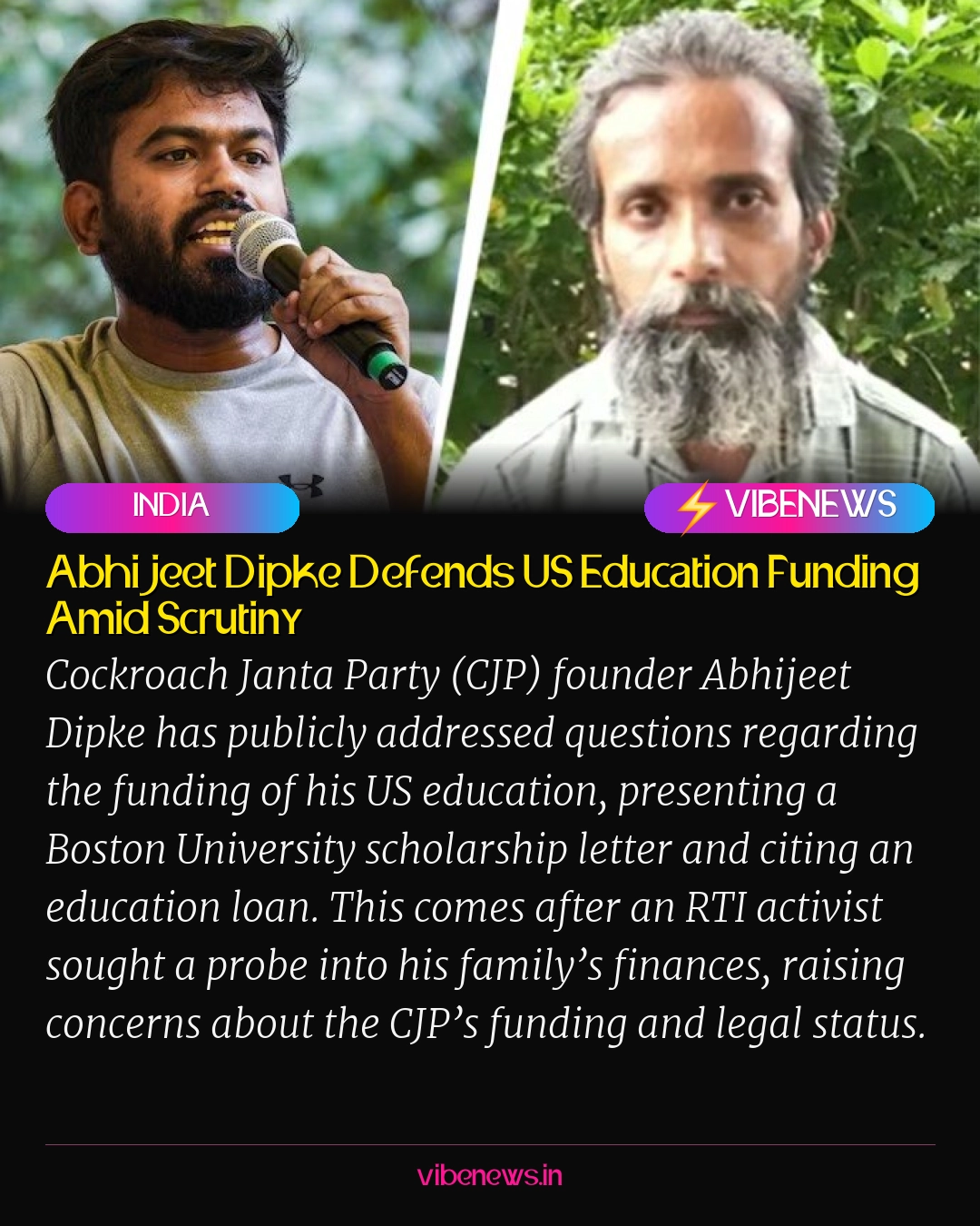 Abhijeet Dipke Defends US Education Funding Amid Scrutiny