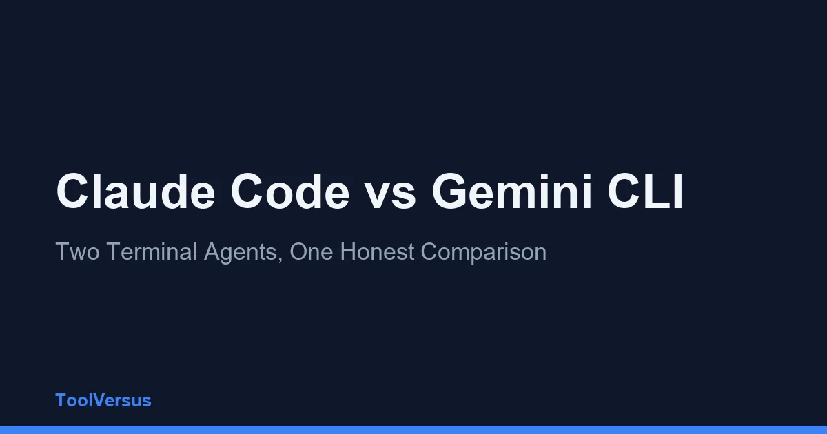Claude Code vs Gemini CLI