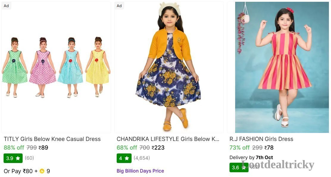 Girls Dress Under – Just ₹99 | Limited Time Loot Offer
