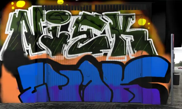 Graffiti artwork by Zepi