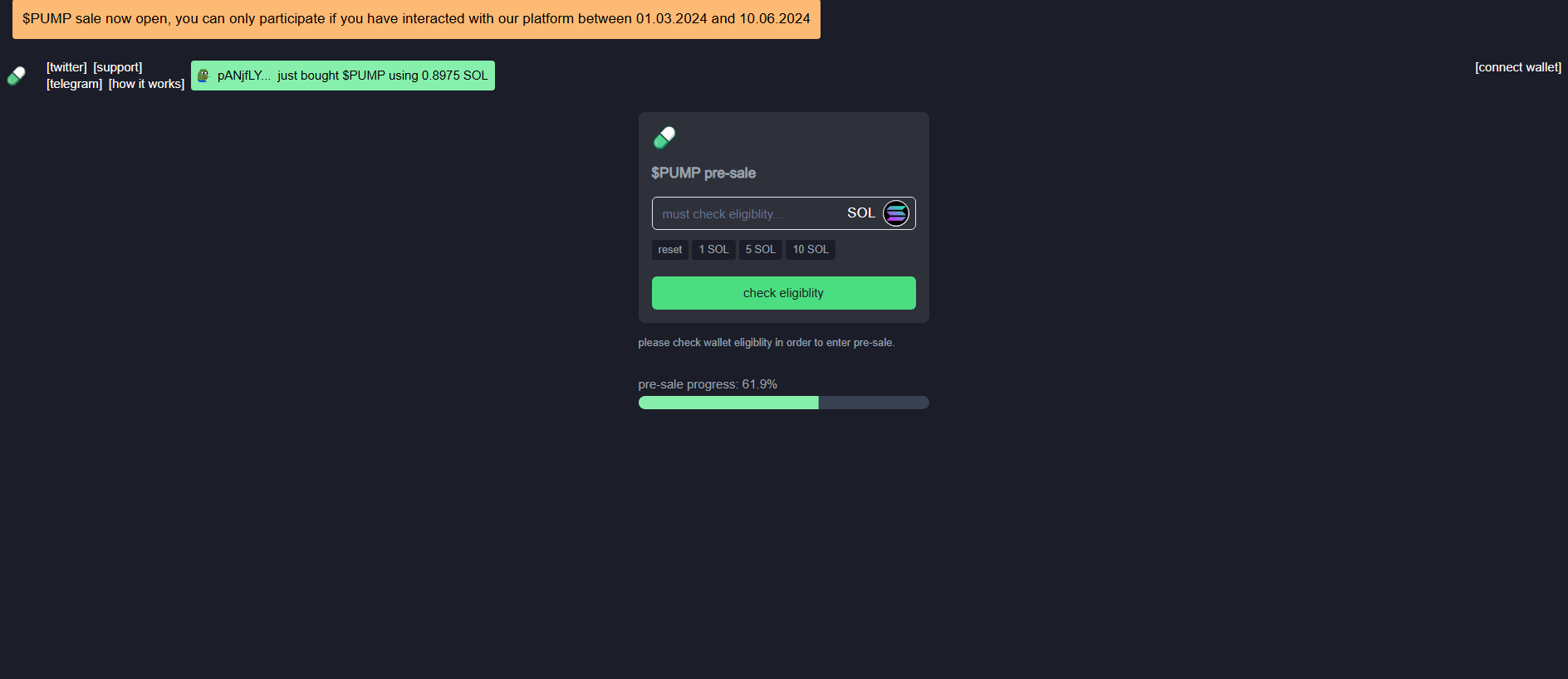 Stored capture of pumppresaledev.pages.dev