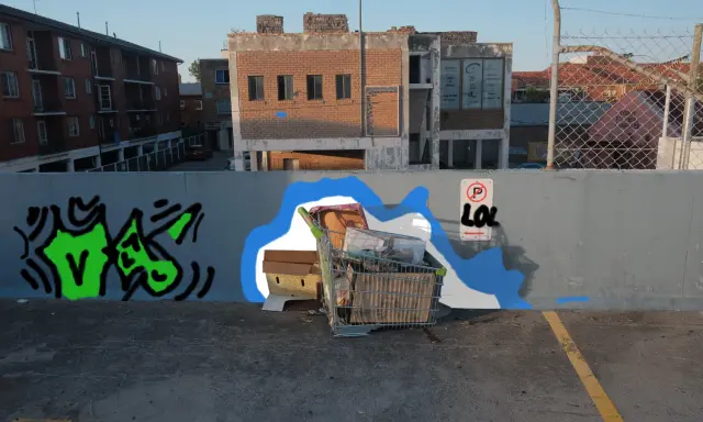 Graffiti artwork by Adam
