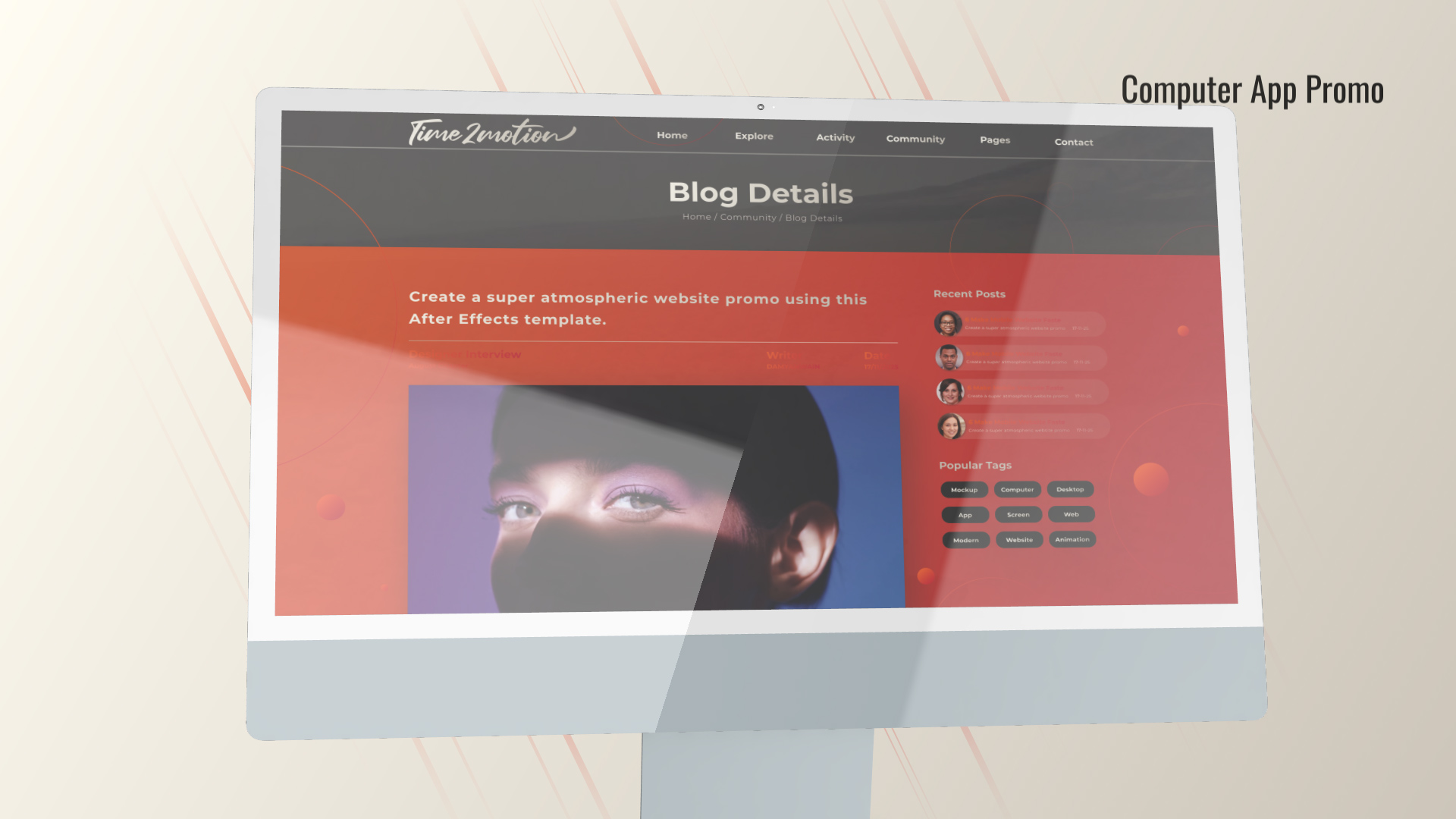 Web Promo Desktop Mockup Web Promo Desktop Mockup