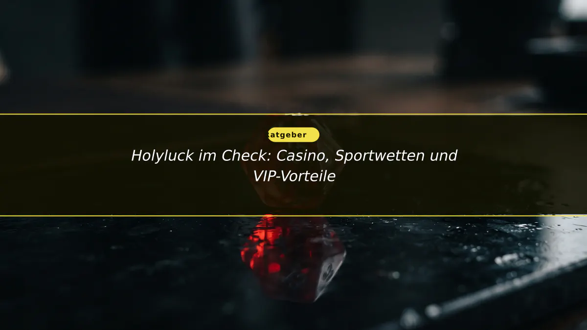 Holyluck im Check: Casino, Sportwetten und VIP-Vorteile