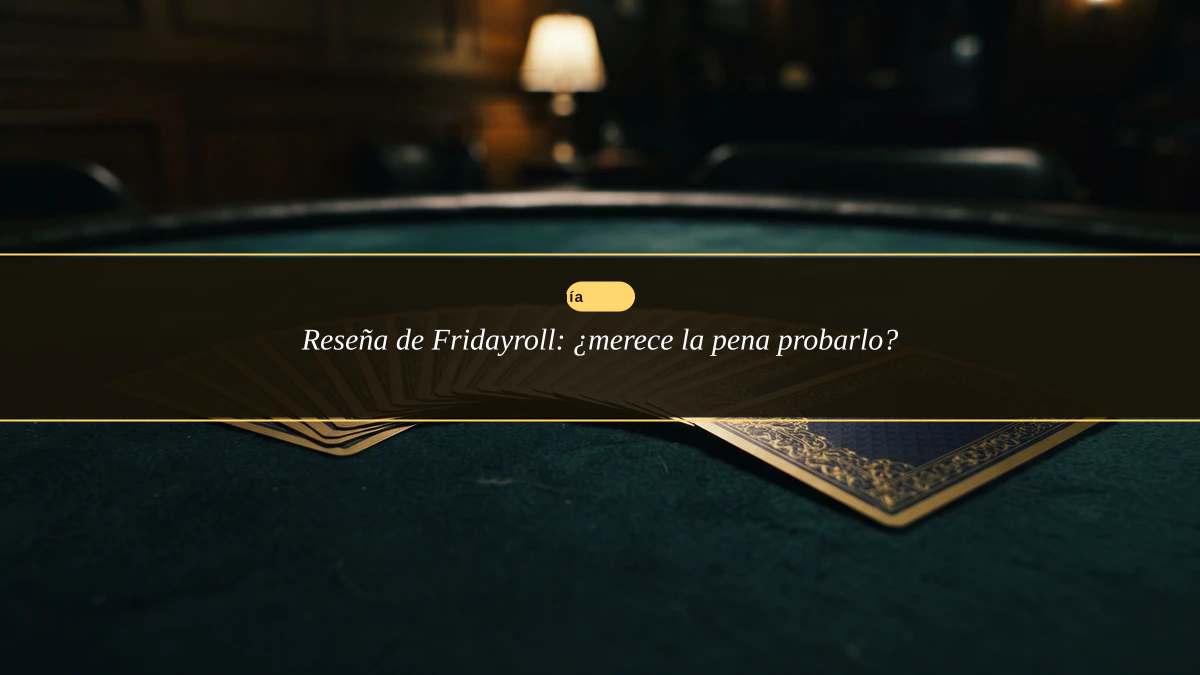 Reseña de Fridayroll: ¿merece la pena probarlo?