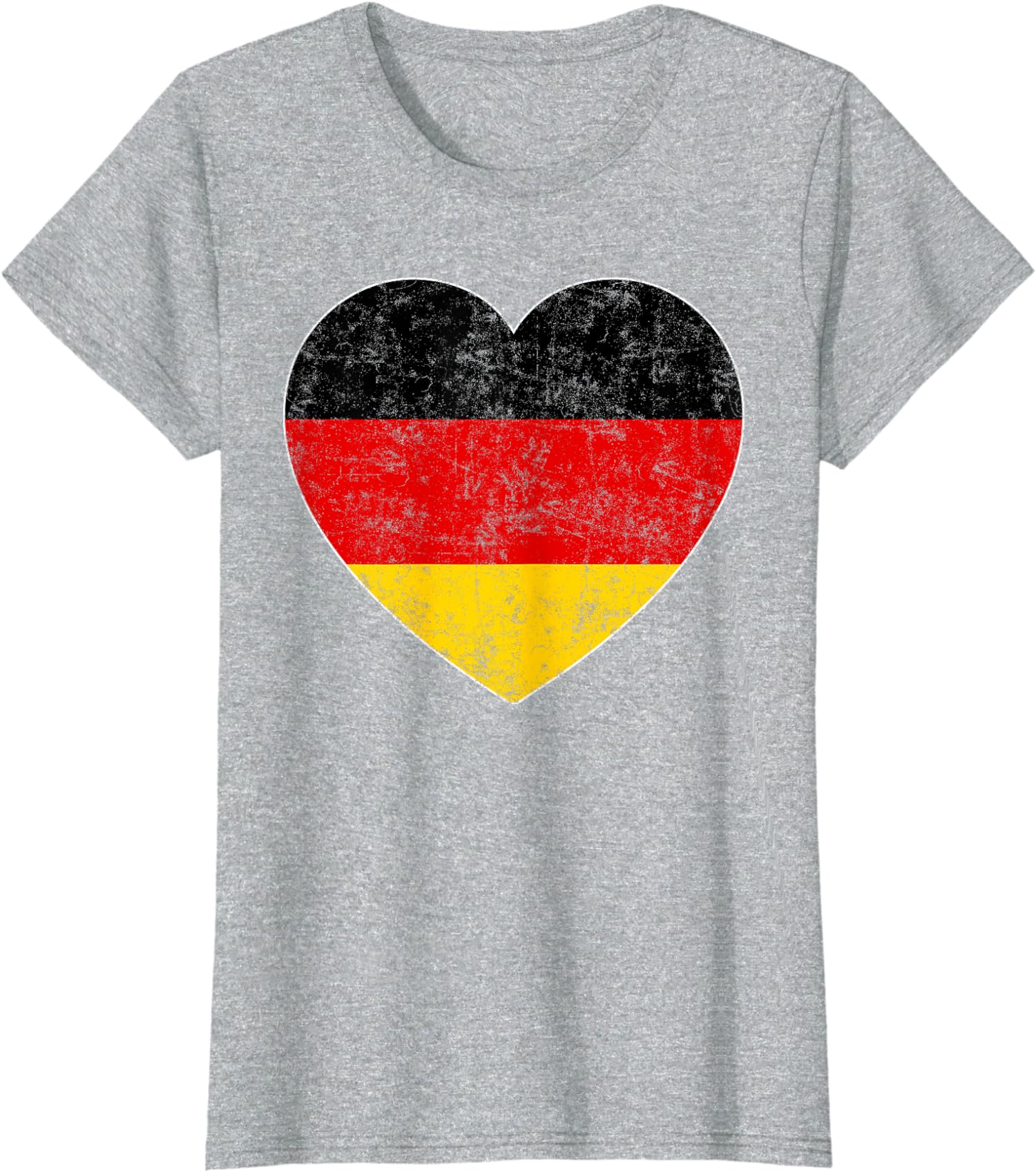 Heart Germany Gift Mom Wife Love Country Cool Ladies’ Crewneck T-Shirt