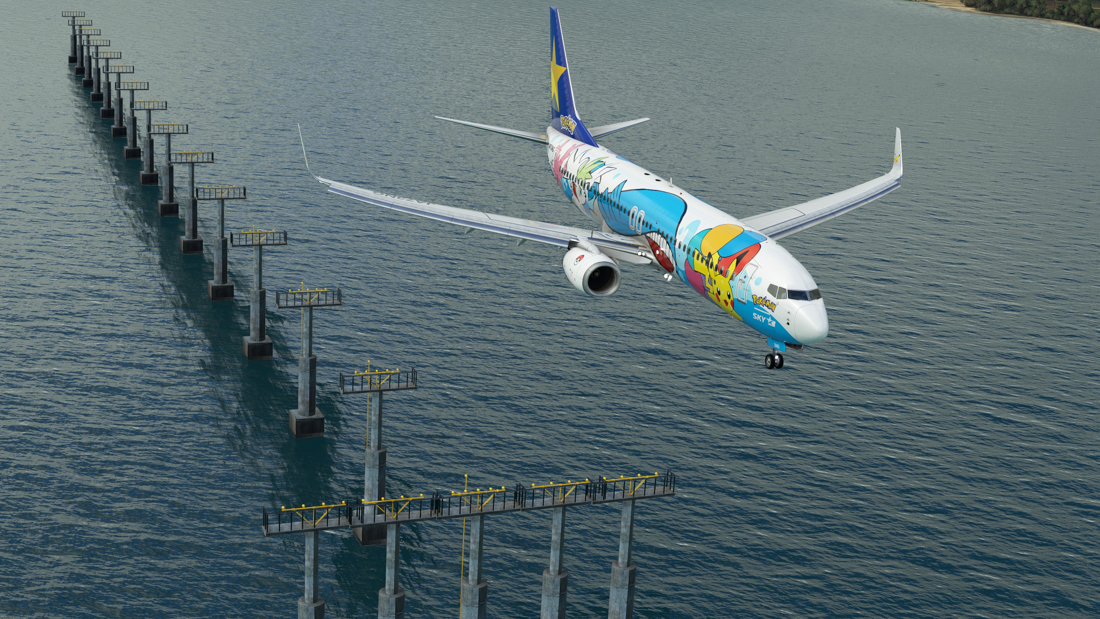10-Skymark-Pokemon-Final-Approach-RW-03-Amami-from-RJFk