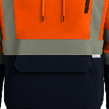Secure Zip Closure Kangaroo Pocket