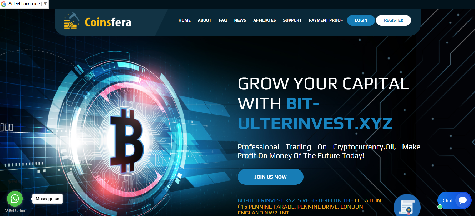 Stored capture of bit-ulterinvest.xyz