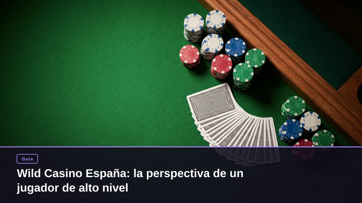 Wild Casino España: la perspectiva de un jugador de alto nivel
