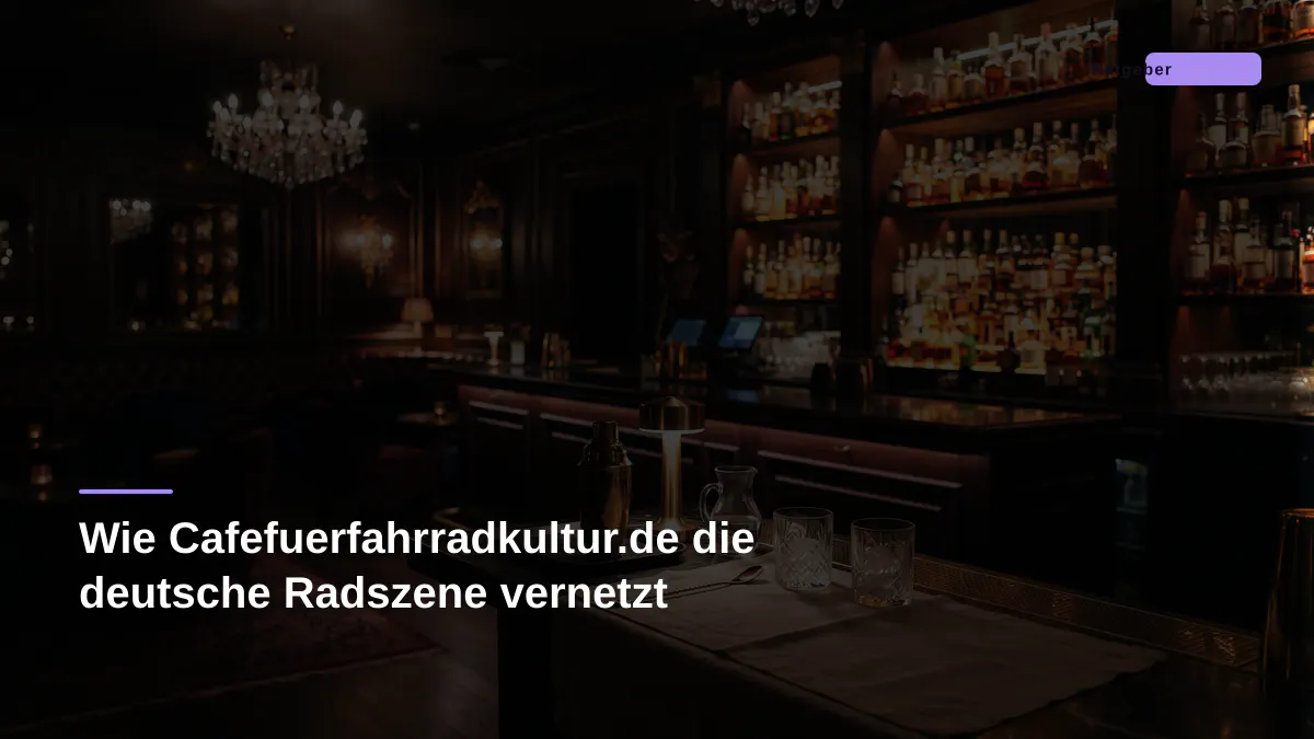 Wie Cafefuerfahrradkultur.de die deutsche Radszene vernetzt