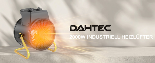 DAHTEC 2000W INDUSTRIELL HEIZLÜFTER