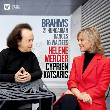 Cyprien Katsaris, Hélène Mercier - Brahms: 21 Hungarian Dances & 16 Waltzes (2018) [Hi-Res]