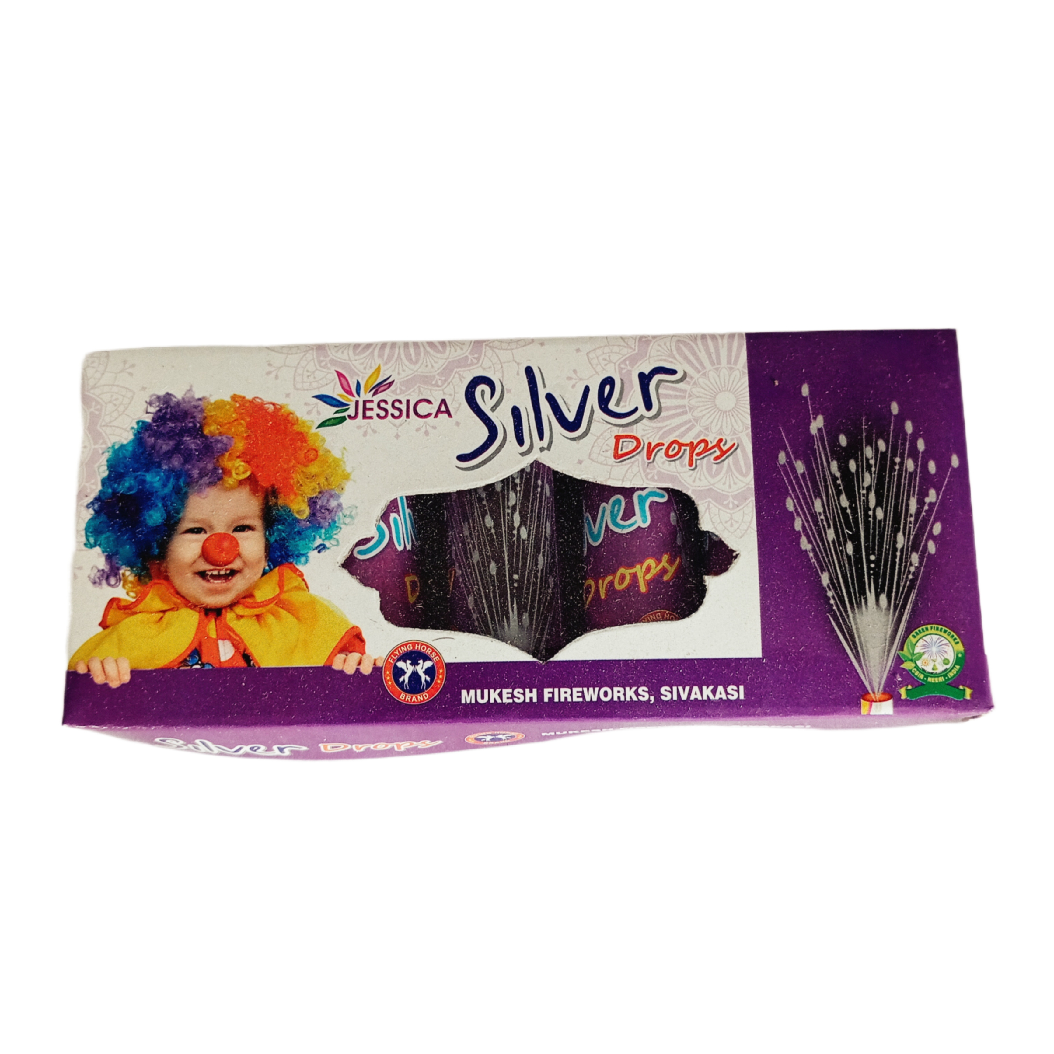Silver drops