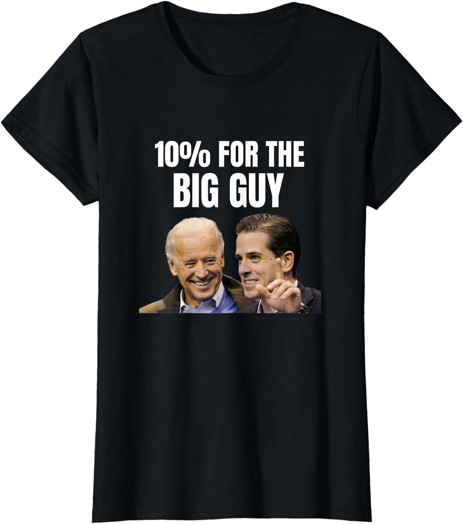 For The Big Guy Anti Joe Biden Politics Quotes Gift Ladies’ Crewneck T-Shirt