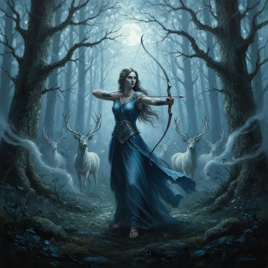 Ártemis — ilustração mitológica
