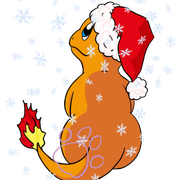 Christmas Charmander marked