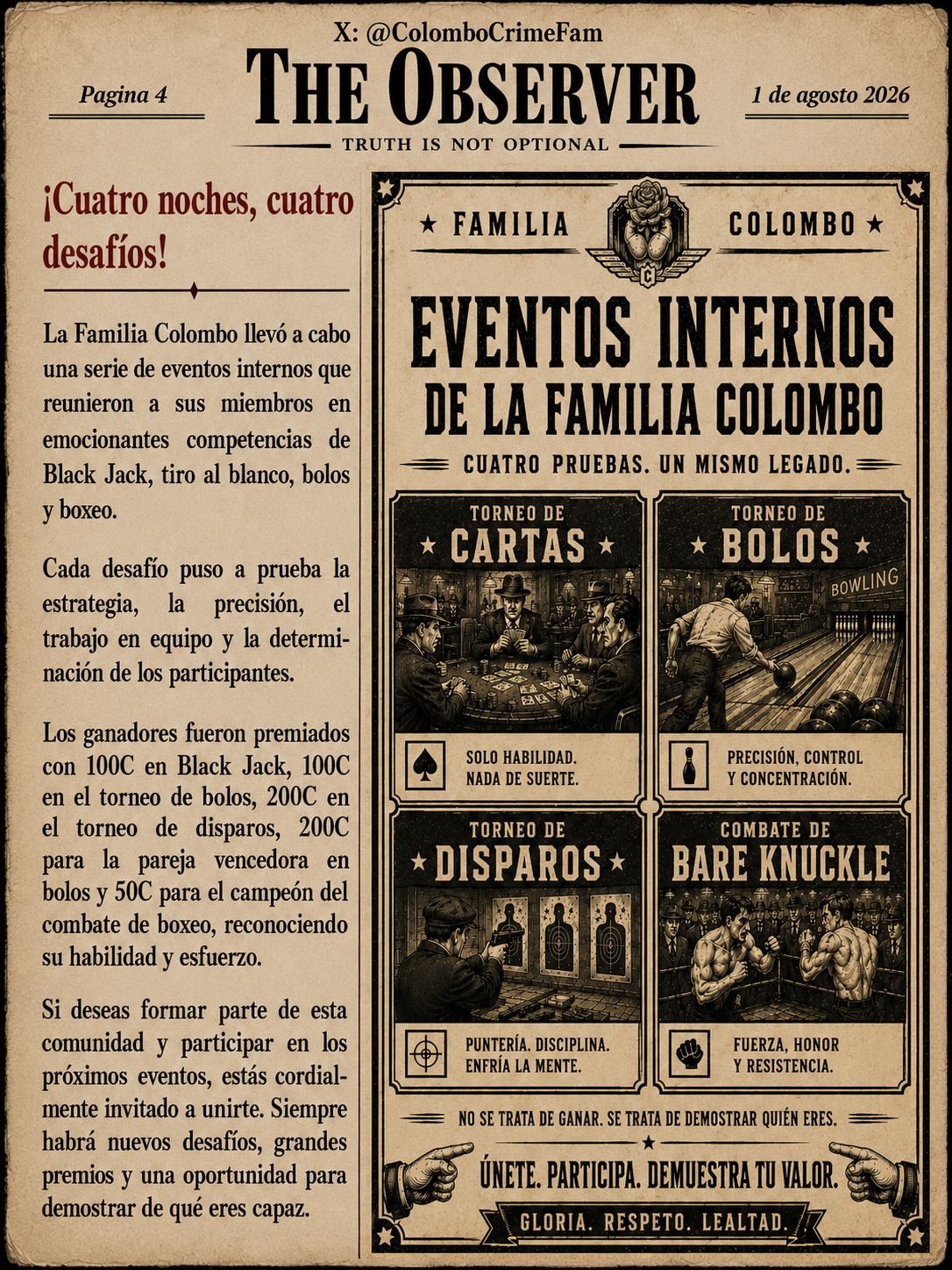 La segunda edición de The Observer ya está disponible., página 4