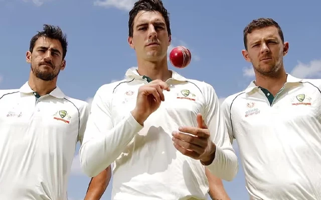 Starc, Cummins, and Hazlewood Picture