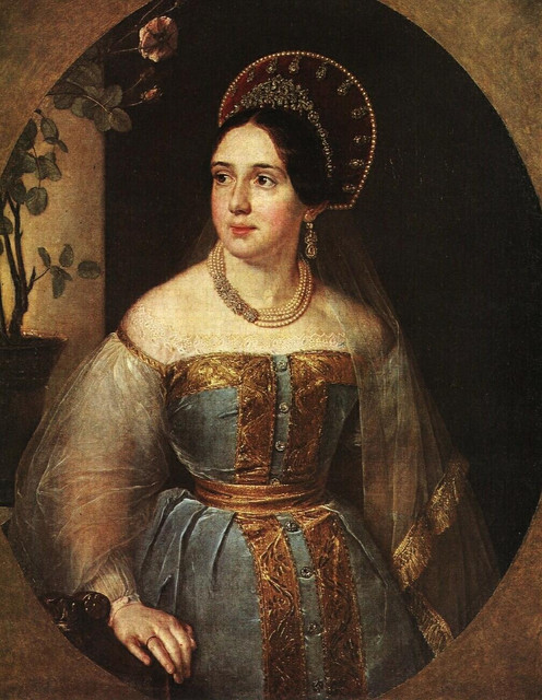 Портрет Е И Карзинкиной После 1838