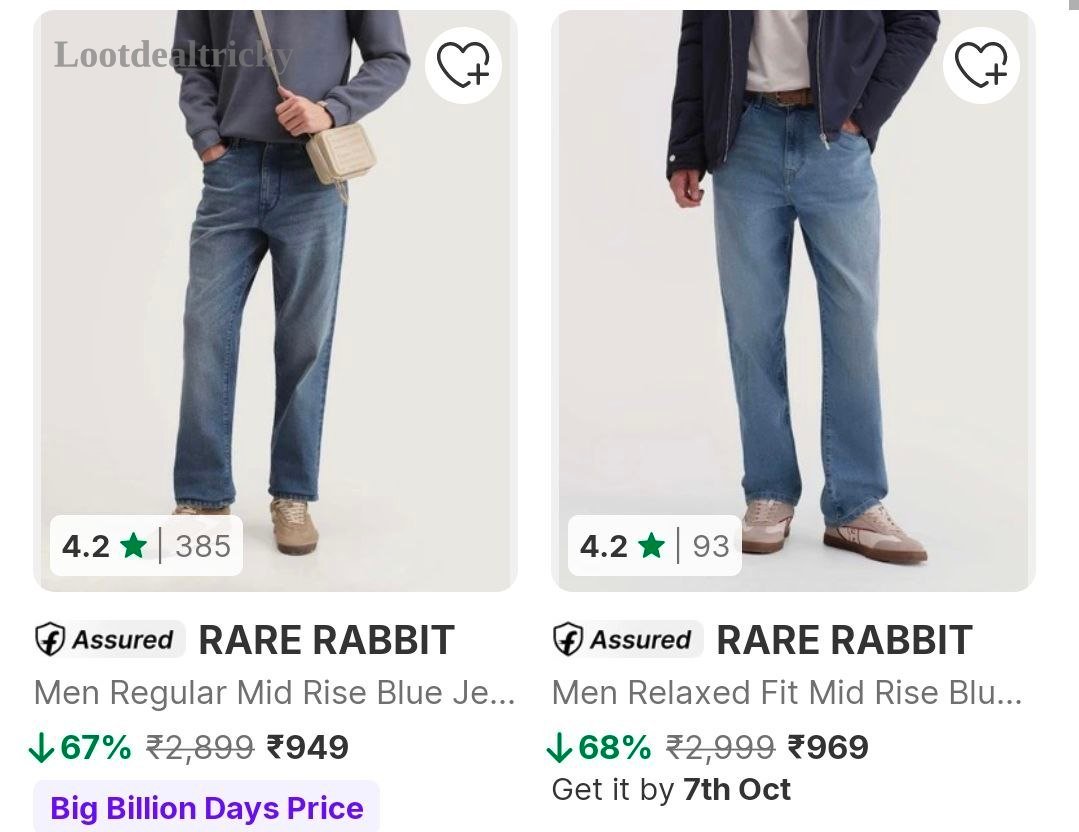 Flipkart Rare Rabbit – Just 68% OFF | Loot Ka Maal Flipkart Rare Rabbit – Just 68% OFF | Loot Ka Maal